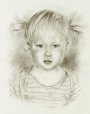 Bleistiftzeichnung Kinderportrait