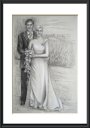 Wedding Portrait, Pastell Painting