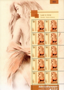 Mittelhessen Mail erotische Briefmarke Marita Zacharias