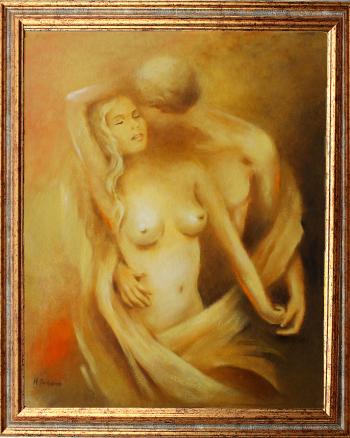Erotic painting painting techniques oil painting with frame