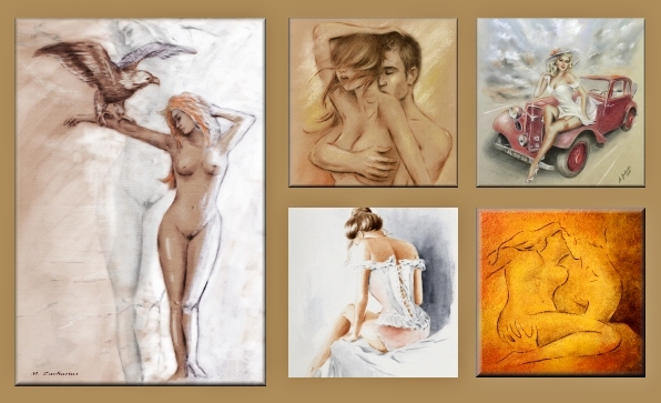 Erotic Art Nude Painting Marita Zacharias